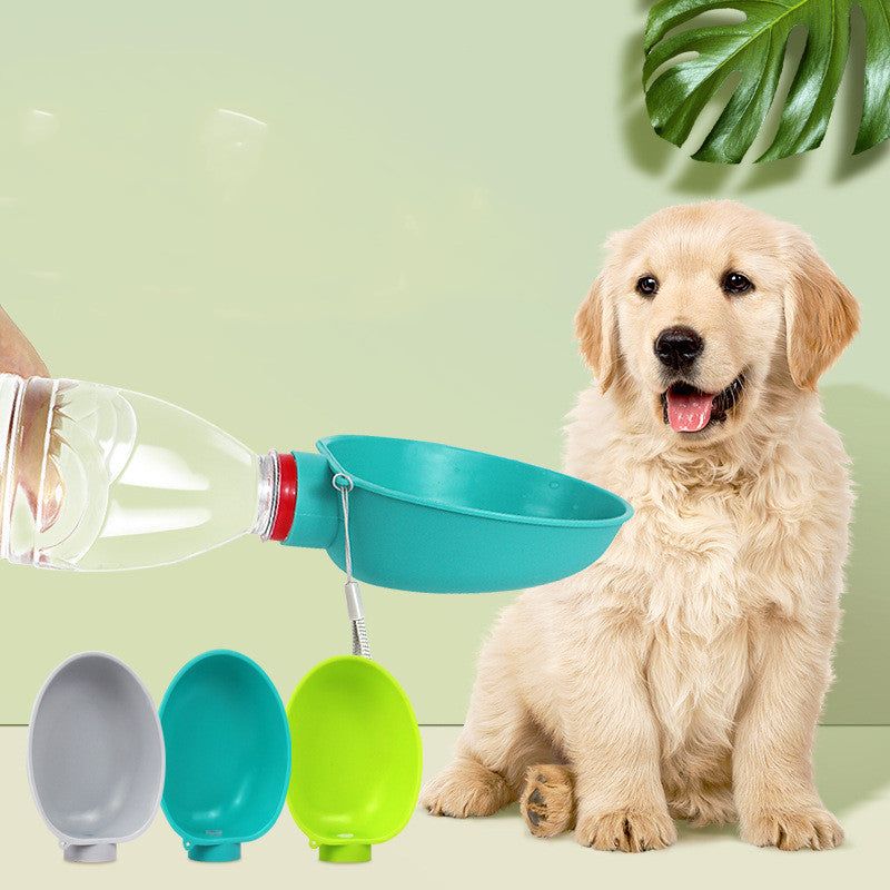 Portable Dog Drinking Bowl Outdoor Water Feeding Pet